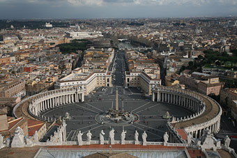 Roma from the bird`s wiev